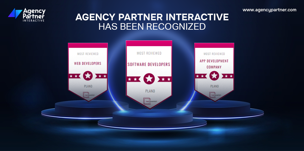 Agency Partner Interactive Recognized by The Manifest for Excellence in Plano