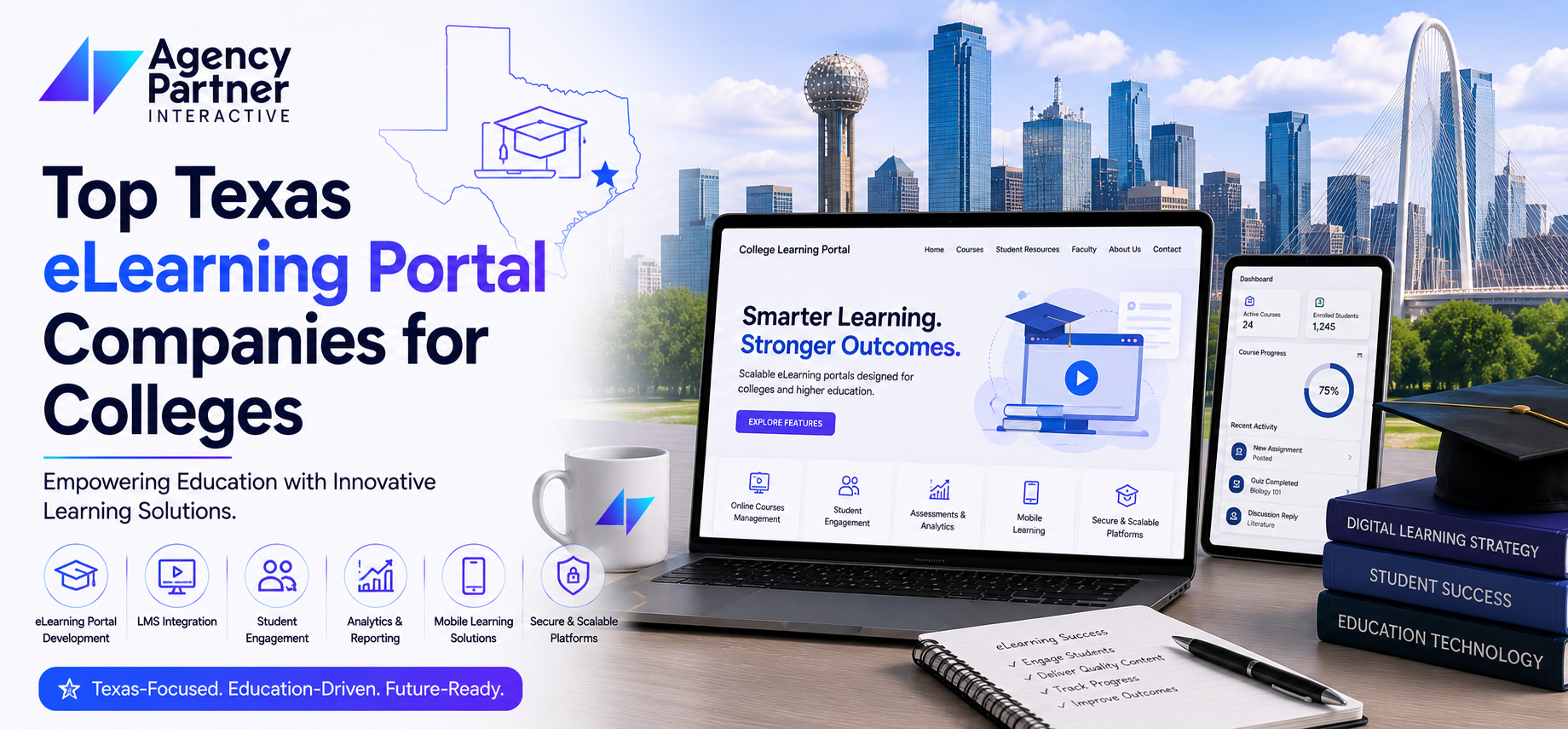 Top Texas eLearning Portal Development Companies for Colleges