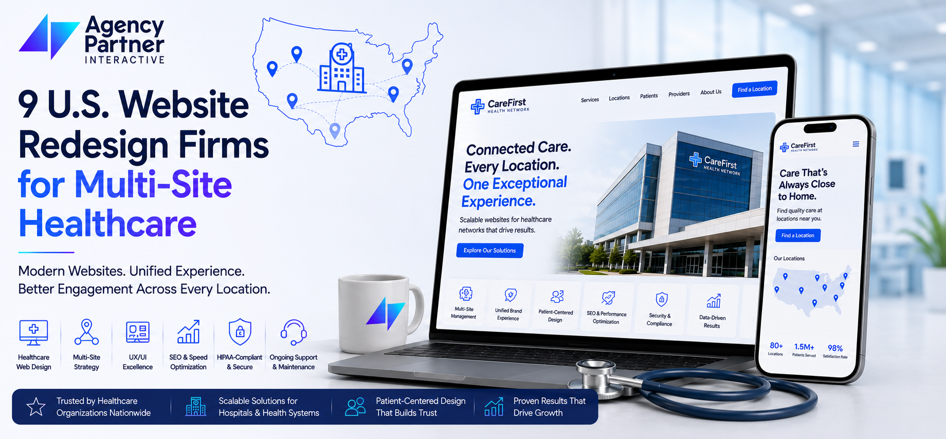 9 U.S. Website Redesign Firms for Multi-Site Healthcare