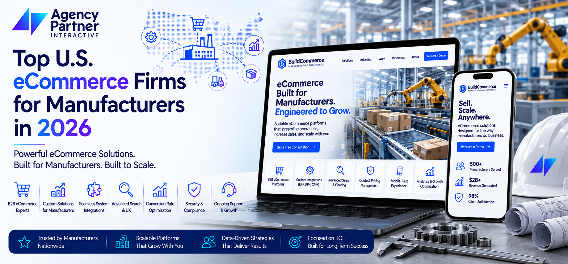 Top U.S. eCommerce Firms for Manufacturers in 2026