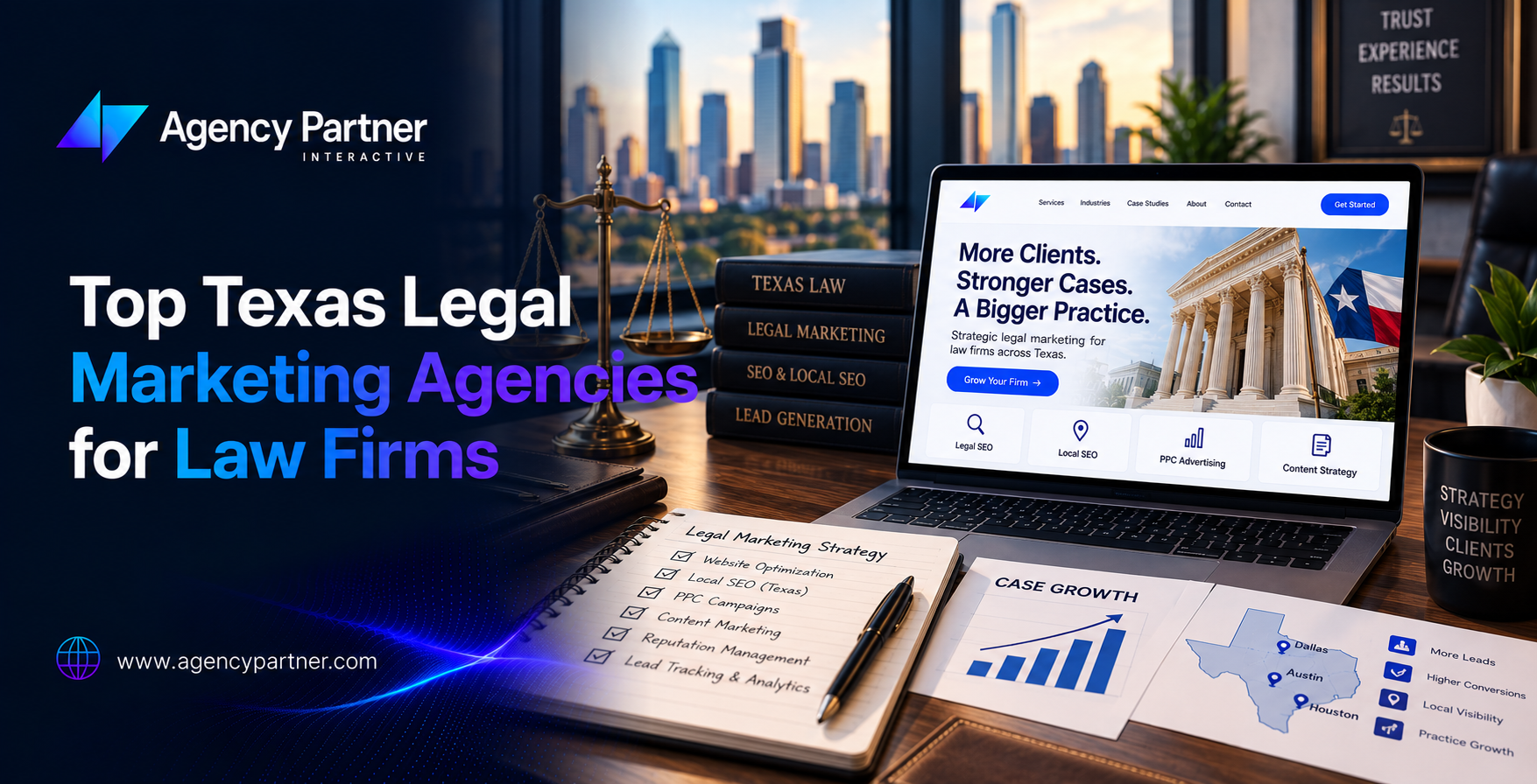 Top Texas Legal Marketing Agencies for Law Firms